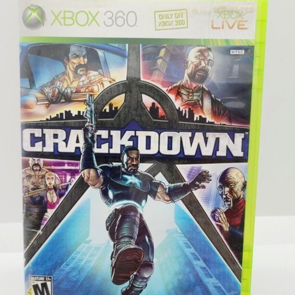 Crackdown Microsoft Xbox 360 Game Complete with Manual CIB Action Shooter